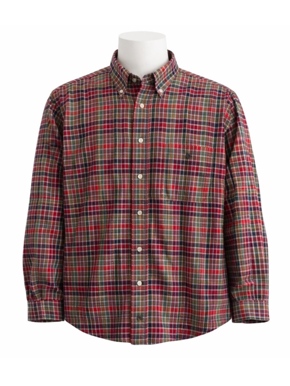 Size XXL Orvis Men’s Vintage Plaid Button Down Flannel Shirt